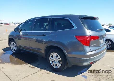 2017 Honda Pilot Lx из США, поврежденный, VIN 5FNYF5H10HB003053